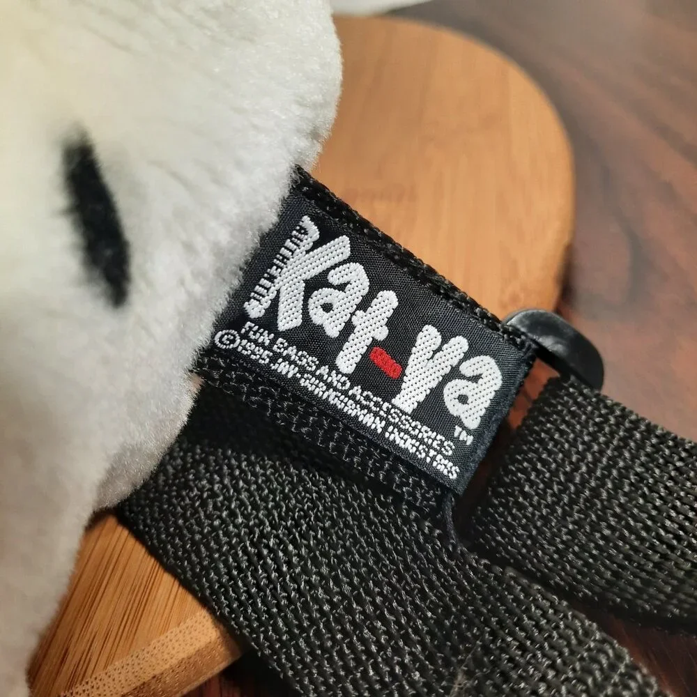 Kat-ya Backpack Dalmatian Dog Plush Bag Rave Baby Raver Emo Alt Vintage VTG 1995